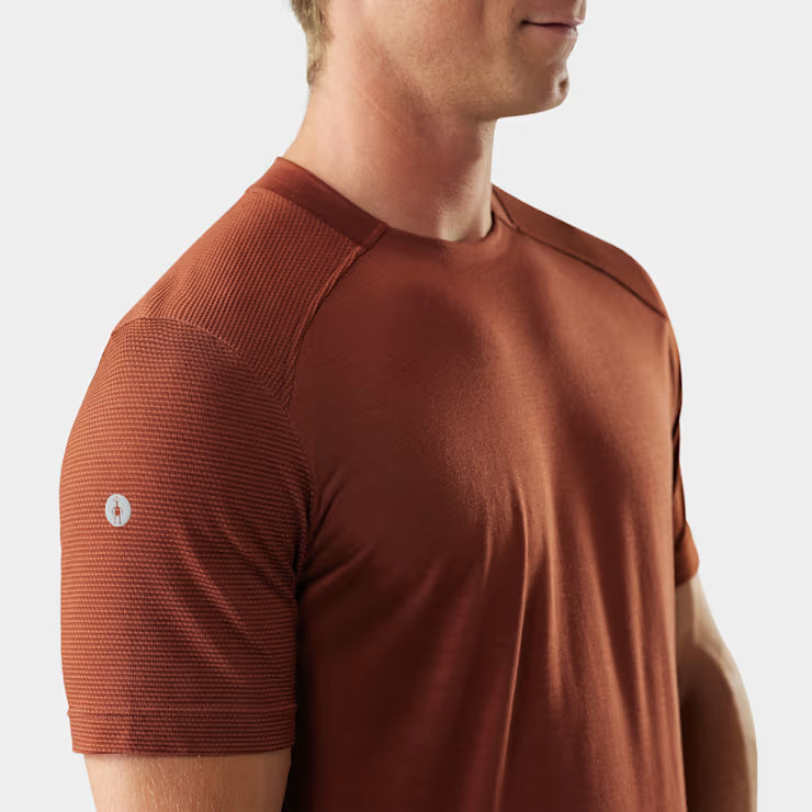 Smartwool - Men's Active Mesh Short Sleeve - Burnt Sienna Heather