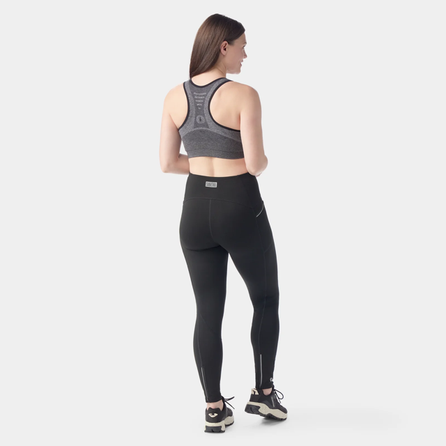 Smartwool - Women's Intraknit Racerback Bra - Black Heather