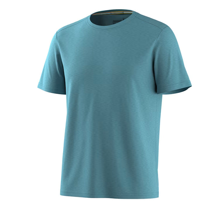 Smartwool - Active Short Sleeve - Men's - Mineral Blue Heather