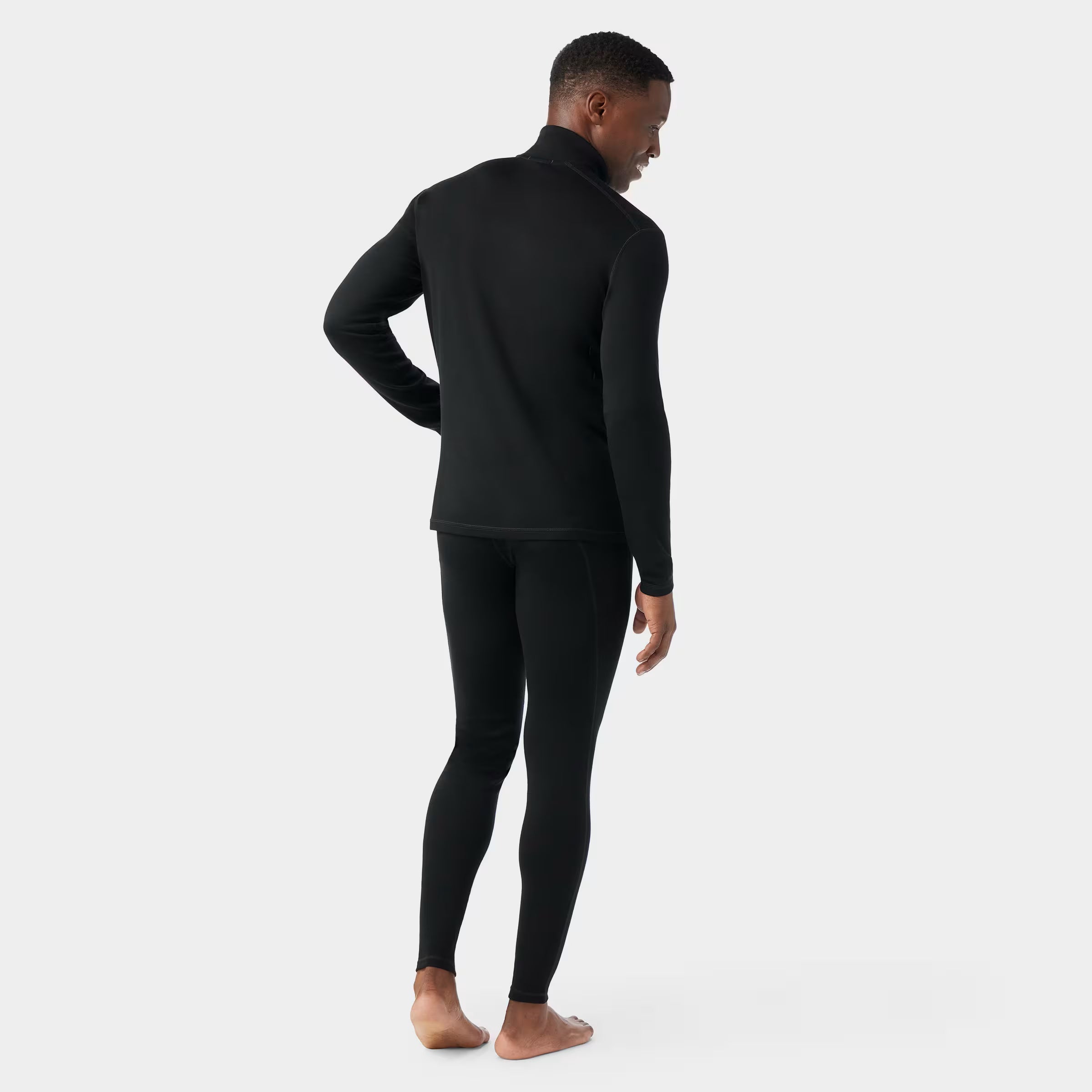 Smartwool - Classic Thermal Merino Base Layer 1/4 Zip - Men's - Black