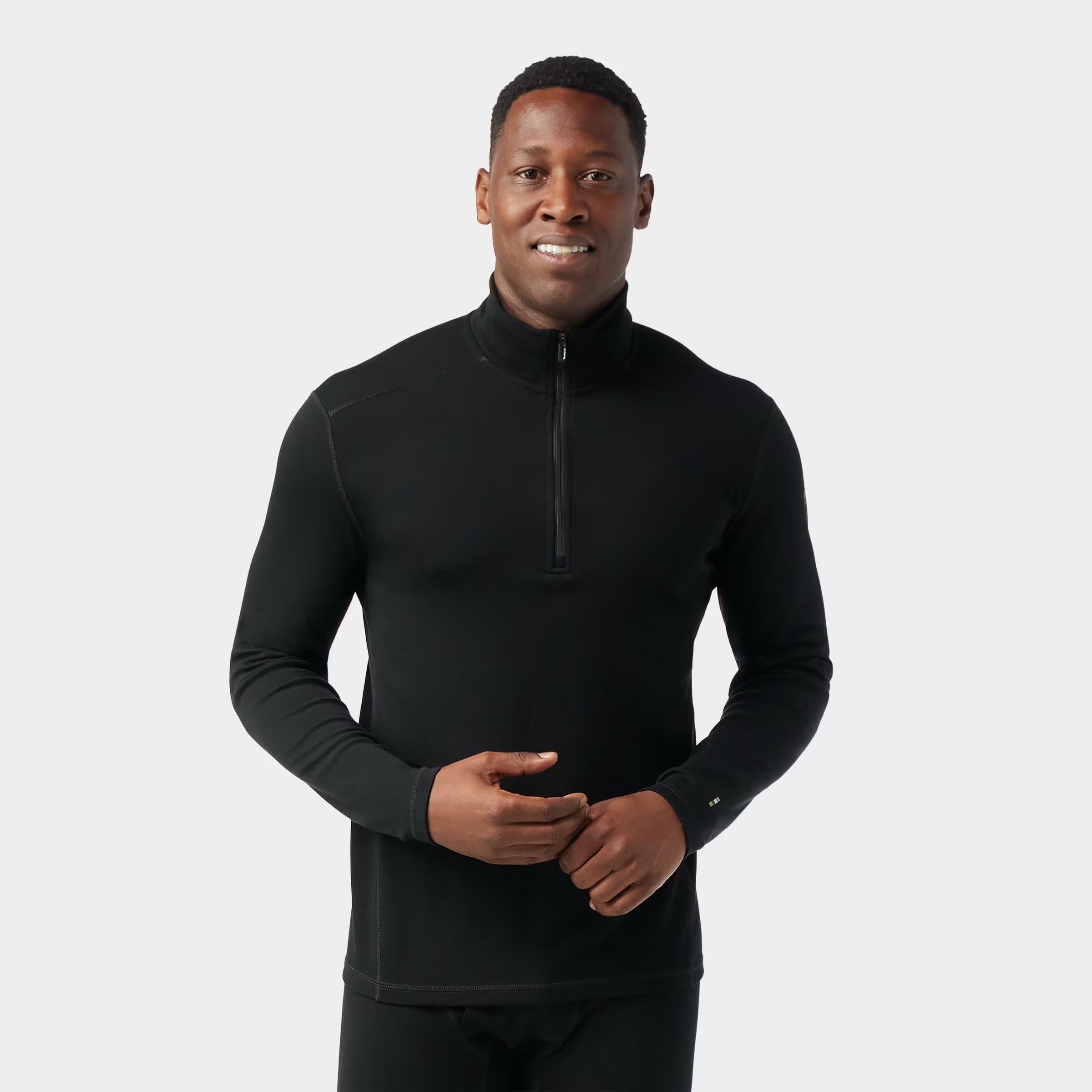 Smartwool - Classic Thermal Merino Base Layer 1/4 Zip - Men's - Black