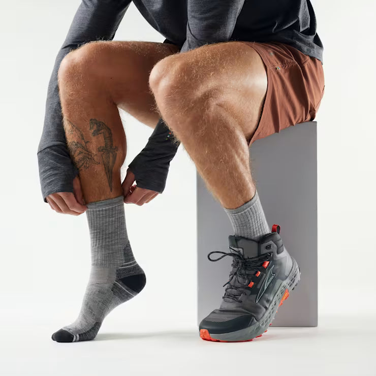 Smartwool - Hike Targeted Cushion Mid Crew - Light Gray