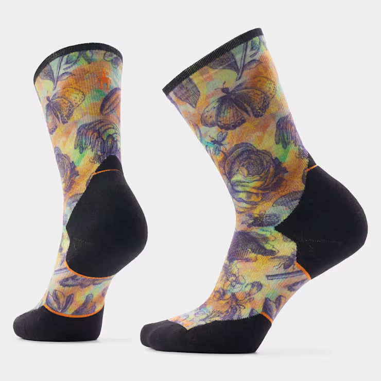 Smartwool - Women's Trail Run Targeted Cushion Floral Party Print Crew Socks - Multi Color