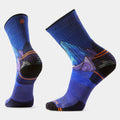 Smartwool - Hike Targeted Cushion Mountain Myth Print Crew Socks - Deep Navy