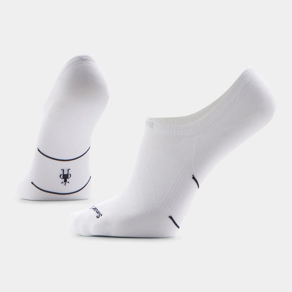 Smartwool - Women's Run Zero Cushion No Show Socks - White