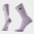 Smartwool - Women's Everyday Groovy Bloom Crew Socks - Purple Eclipse