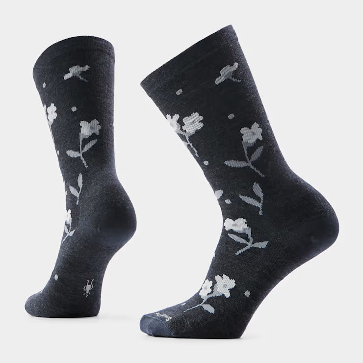 Smartwool - Women's Everyday Garden Gala Crew Socks - Charcoal