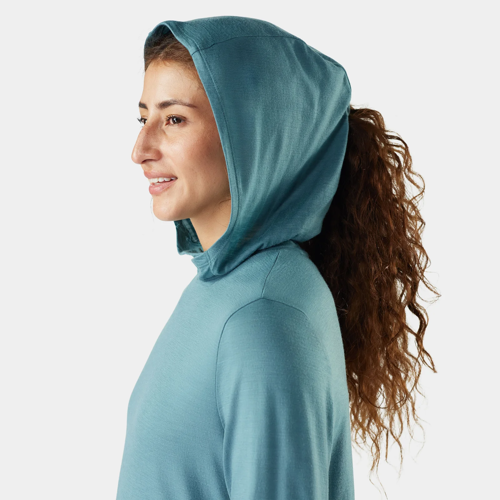Smartwool - Women's Merino Sun Hoodie - Dusty Teal