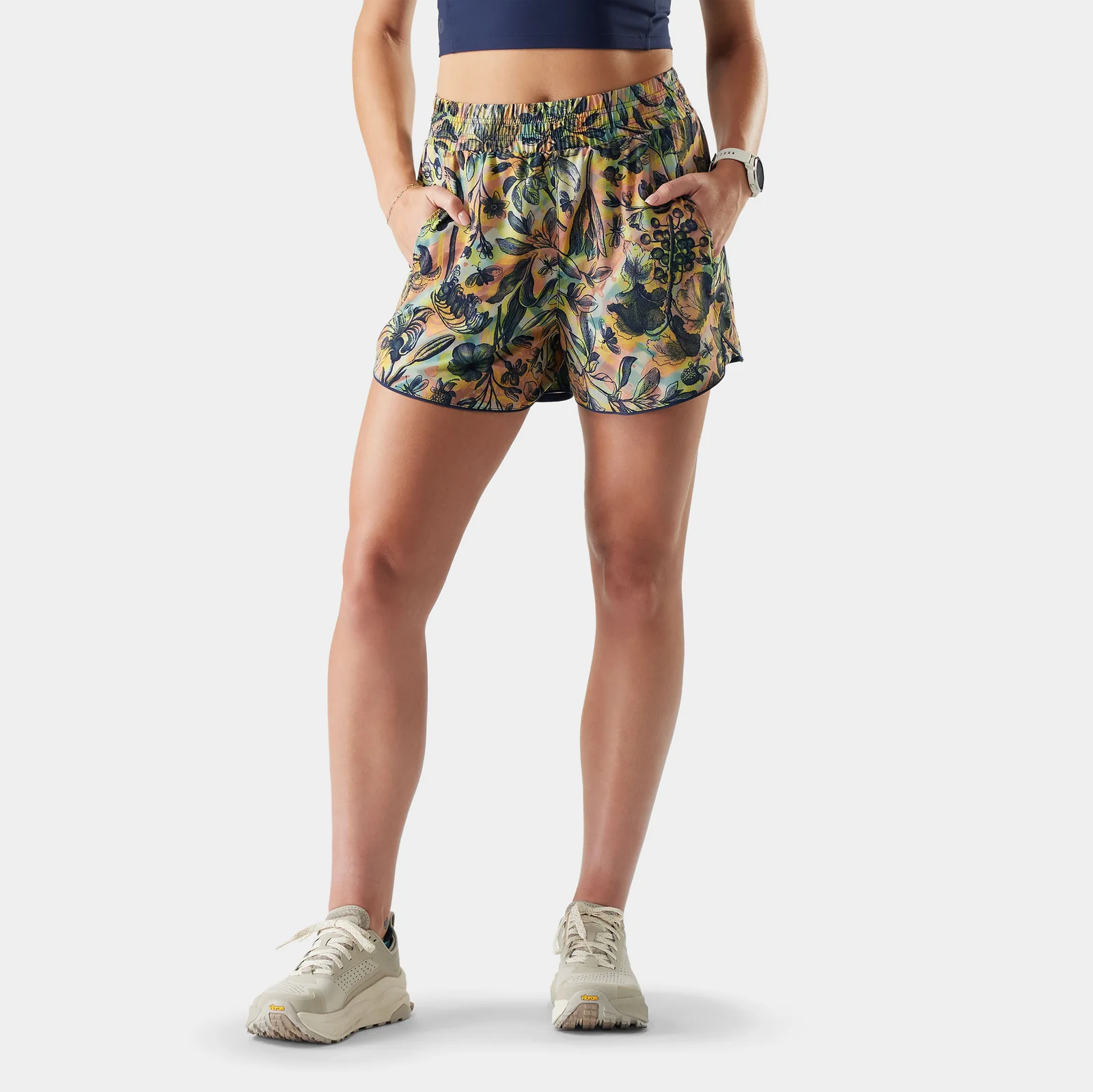 Smartwool - Women's Active Lined 3in Short - Multi Floral Party