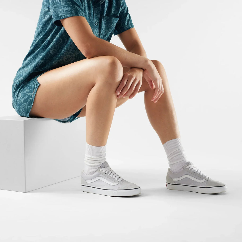 Smartwool - Women's Everyday Slouchy Rib Tall Crew Socks - White