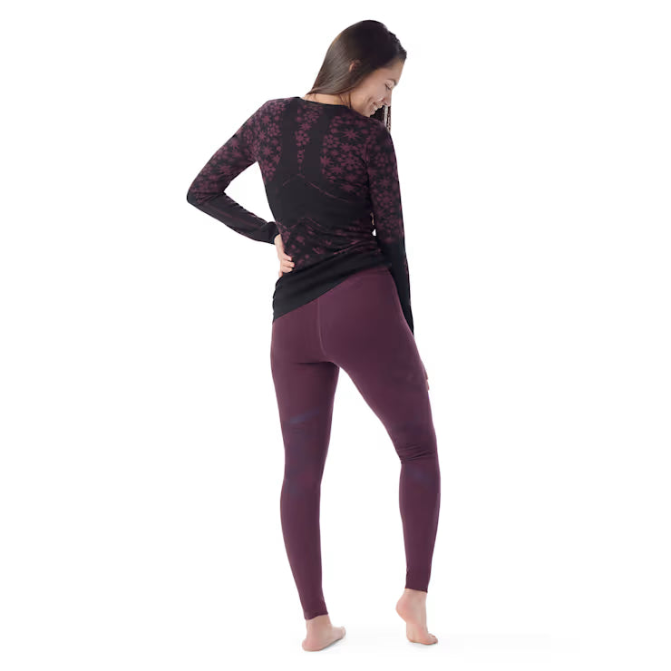Smartwool - Intraknit Thermal Merino Base Layer Bottom - Women's - Eggplant-Nival Blue