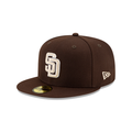 San Diego Padres MLB New Era Men's Brown 59Fifty Authentic Collection Alternate Fitted Hat