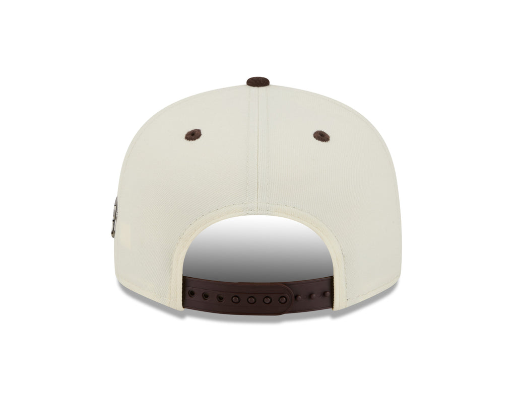 San Diego Padres MLB New Era Men's Cream/Brown 9Fifty Mascot Pin Snapback
