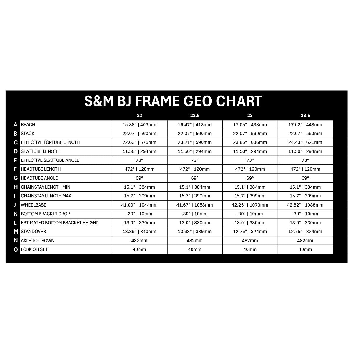 S&M Big Jumper 26" Frame