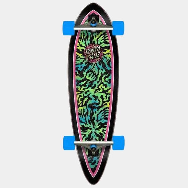 Santa Cruz Obscure Dot Pintail Cruiser Longboard Complete 9.2" x 33"