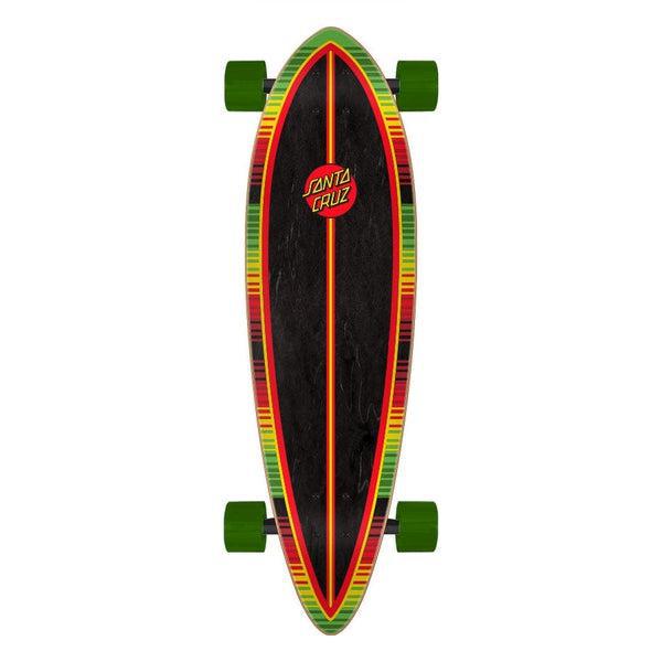 Santa Cruz Serape Dot Pintail Cruiser Longboard Complete 9.2" x 33"