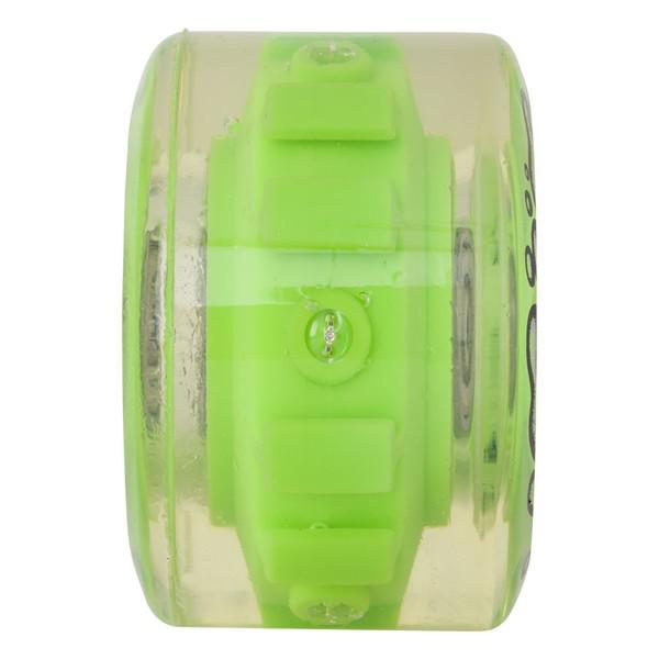 Santa Cruz Slime Balls Light Ups Green LED Wheels 60mm 78a Clear Green