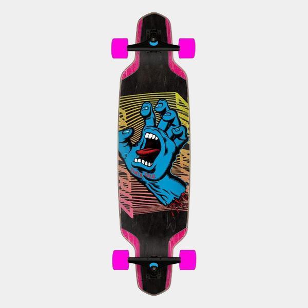Santa Cruz Split Hand Drop Down Cruzer Longboard Complete 37.5"