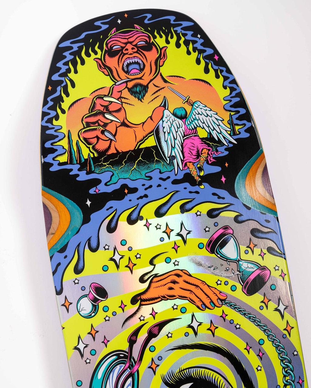 Santa Cruz Skateboard Deck Delfino Pinball Vision 9.14" x 31.5"