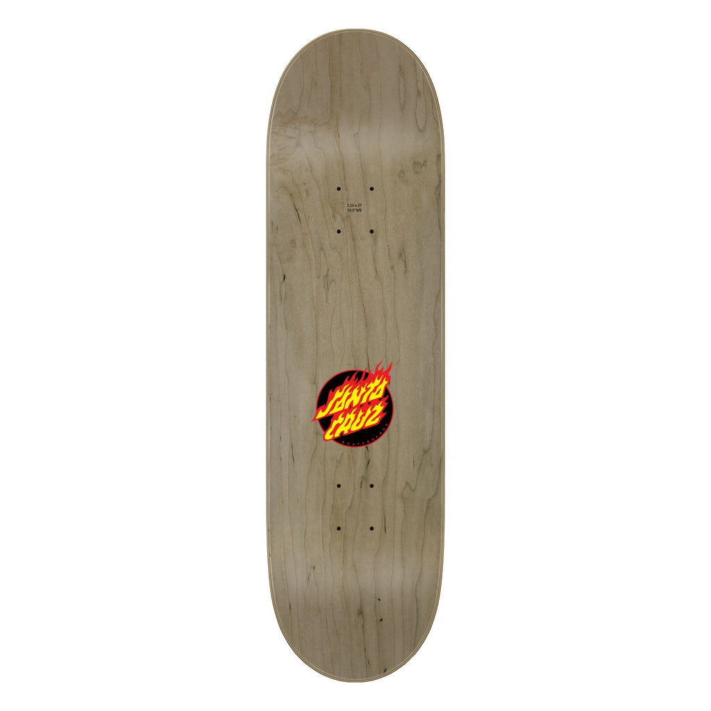 Santa Cruz Skateboard Deck Flame Dot 7.25" x 27"