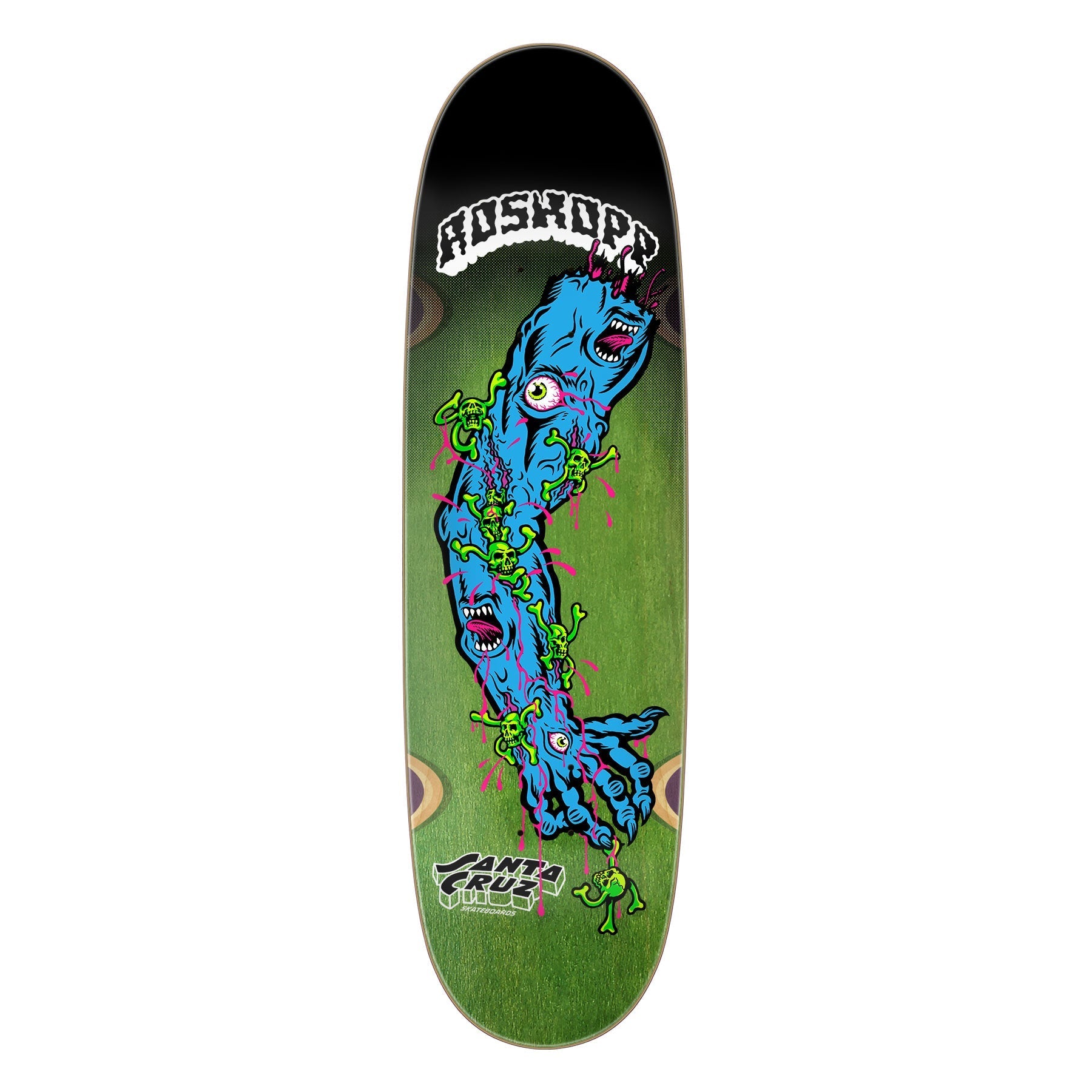 Santa Cruz Skateboard Deck Roskopp Screaming Arm 9.0" x 32"