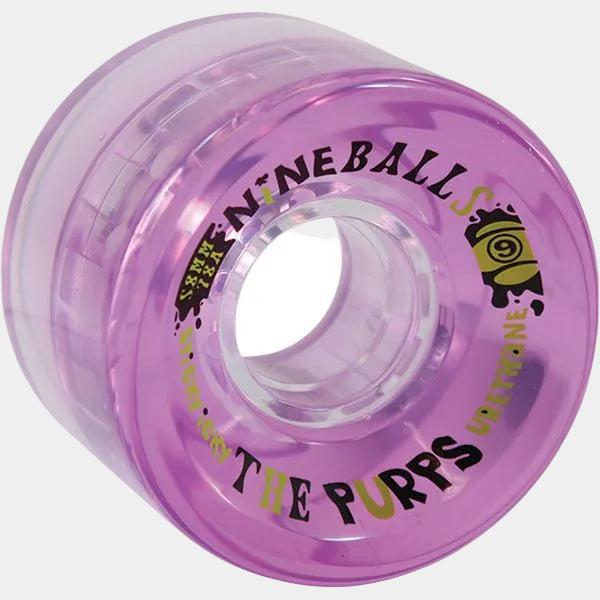 Sector 9 Nine Balls The Purps Soft Cruiser Wheels 78a 58mm Clear Purple