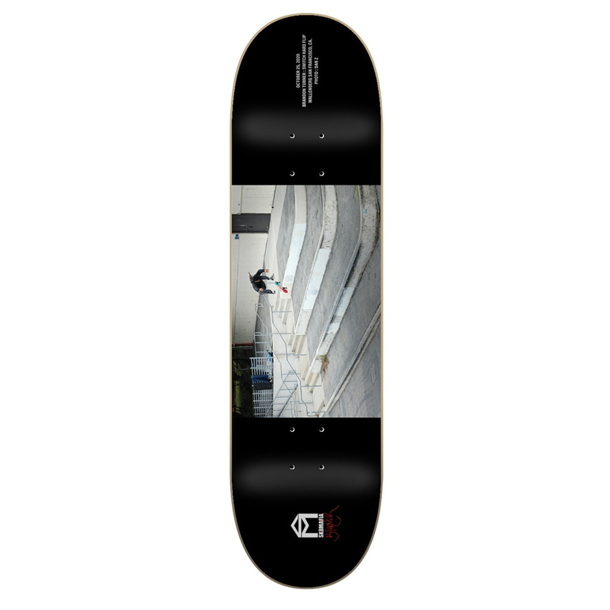 Skate Mafia Skateboard Deck Brandon Turner Wallenberg 8.25" x 32"