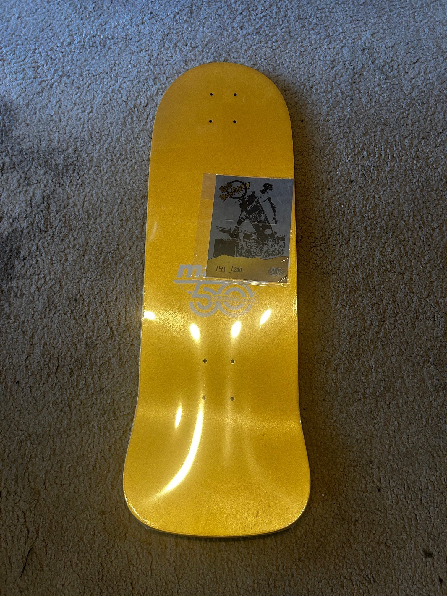 Madrid Skateboard Deck Bill Danforth Skateboarding Hall of Fame 9.25" x 29.62"