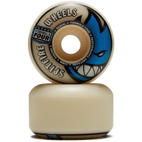 Spitfire Formula Four Radials Wheels Natural 99du 54mm