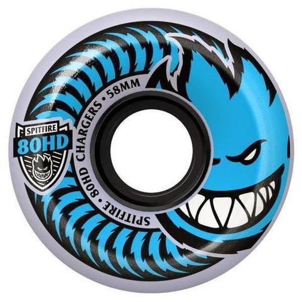 Spitfire Wheels 80HD Charger Conical Full Clear - Blue