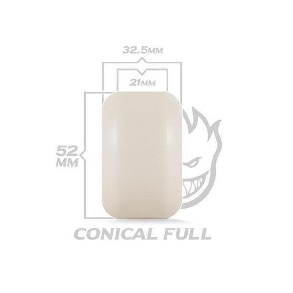 Spitfire Wheels Formula Four 101D Conical Full White - Red