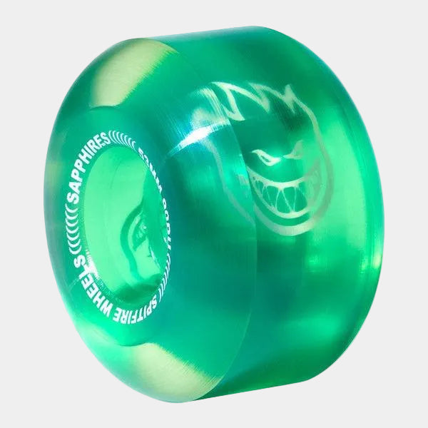 Spitfire Wheels Sapphires 90du 53mm Clear - Green