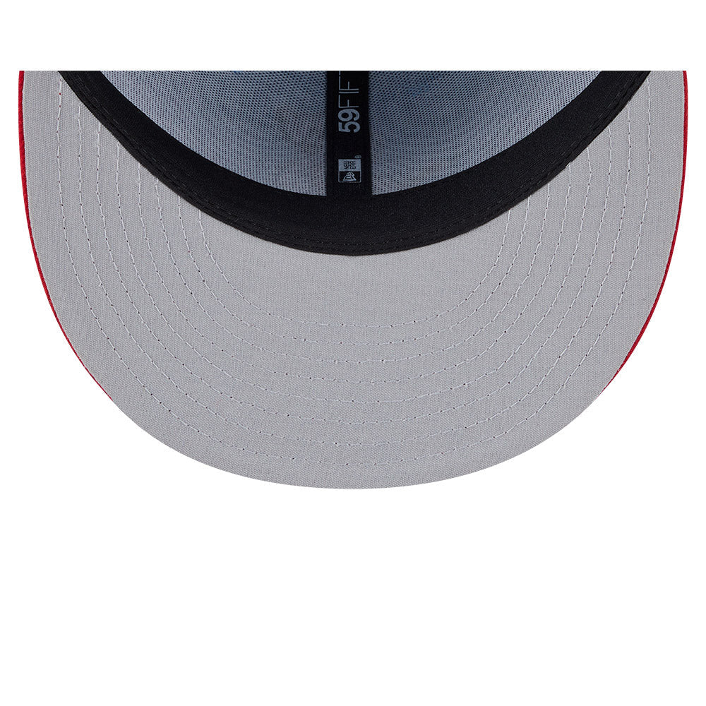Springfield Cardinals MiLB New Era Men's Light Blue/Red 59Fifty Alternate Authentic Collection Fitted Hat