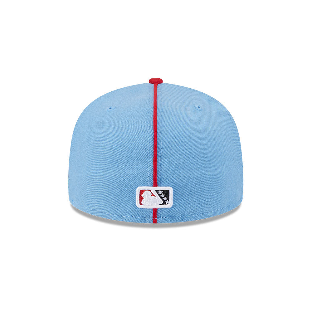 Springfield Cardinals MiLB New Era Men's Light Blue/Red 59Fifty Alternate Authentic Collection Fitted Hat