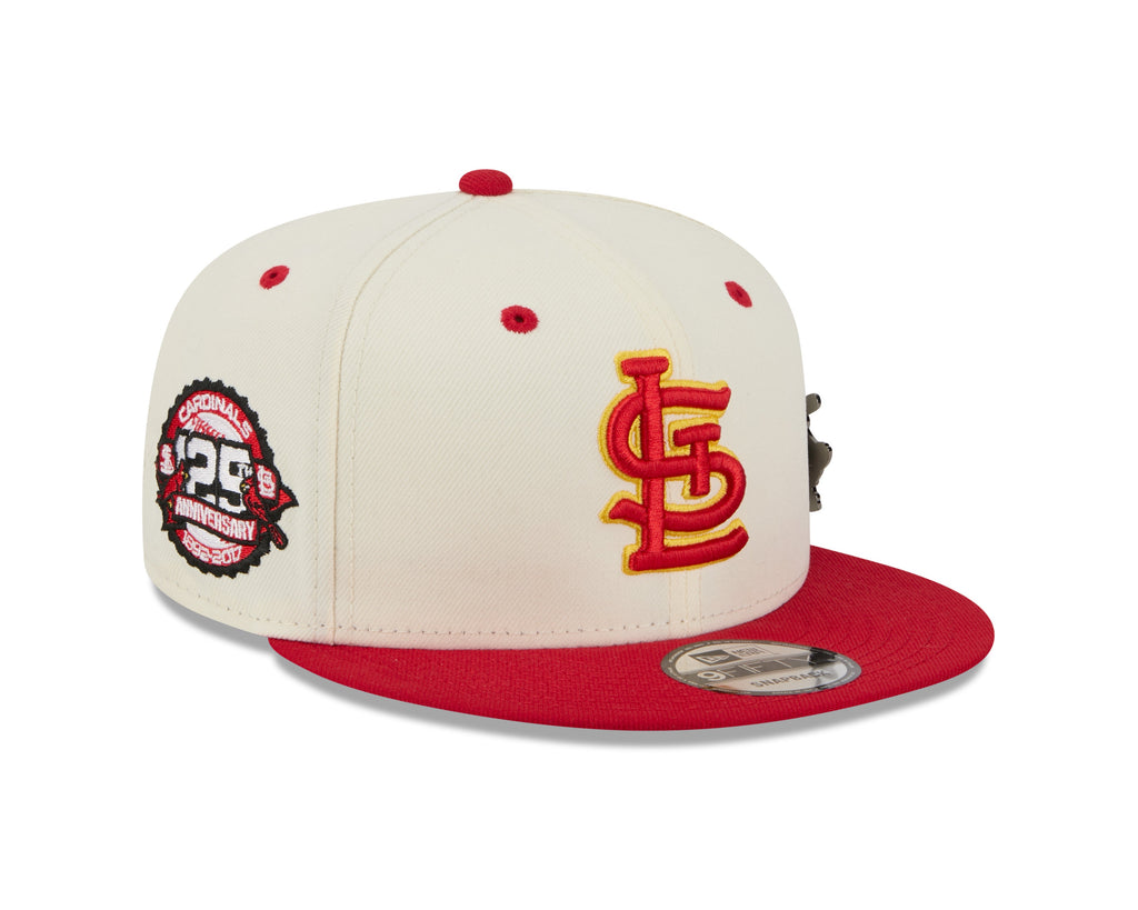 St. Louis Cardinals MLB New Era Men's Cream/Red 9Fifty Mascot Pin Snapback