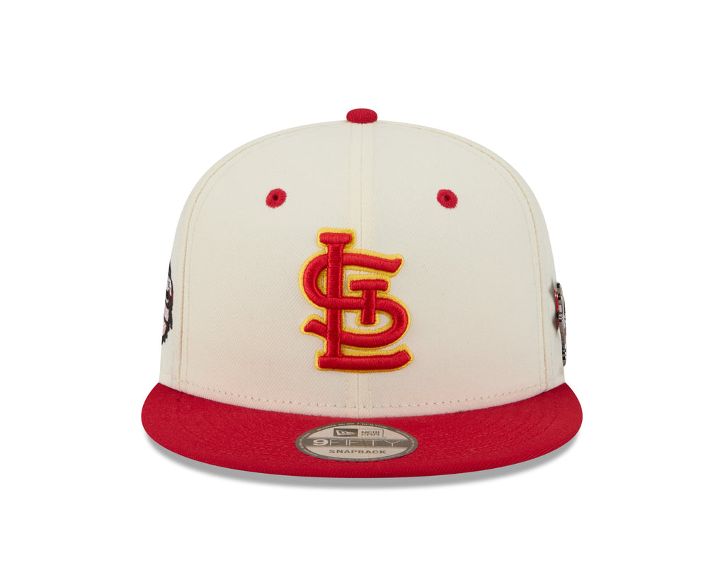 St. Louis Cardinals MLB New Era Men's Cream/Red 9Fifty Mascot Pin Snapback