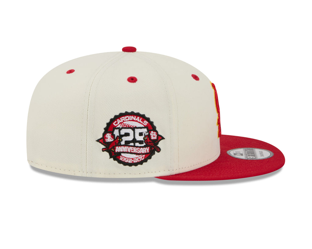 St. Louis Cardinals MLB New Era Men's Cream/Red 9Fifty Mascot Pin Snapback