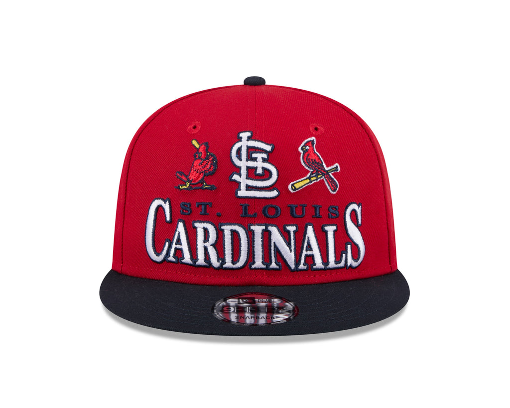 St. Louis Cardinals MLB New Era Men's Red/Black 9Fifty Two Tone Archive Snapback