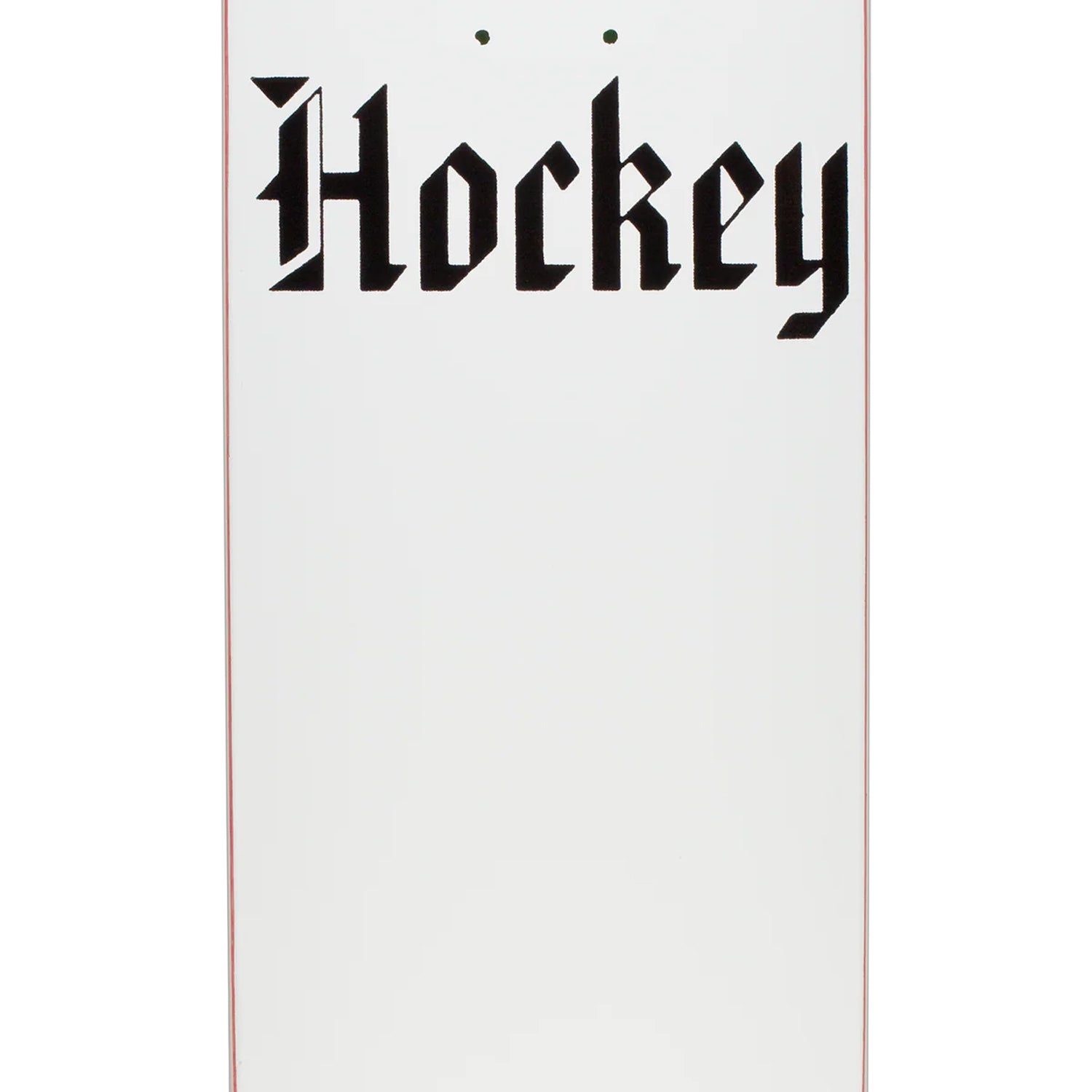 Hockey Skateboard Deck Stone White 9.0" x 33.254"