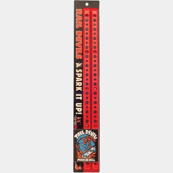 Tail Devil Rail Devils Sparking Skateboard Rails - Red