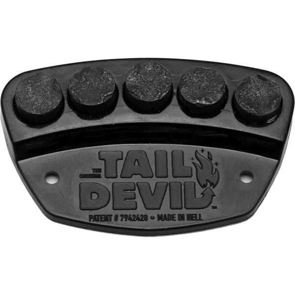 Tail Devil Sparking Skateboard Skid Plate - Black