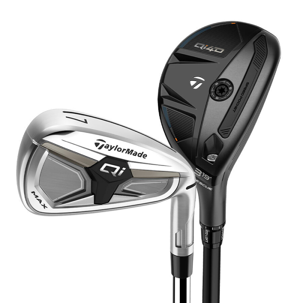 TaylorMade Qi Max Men Combo Set with Steel Shaft (6-P/A H4/5)