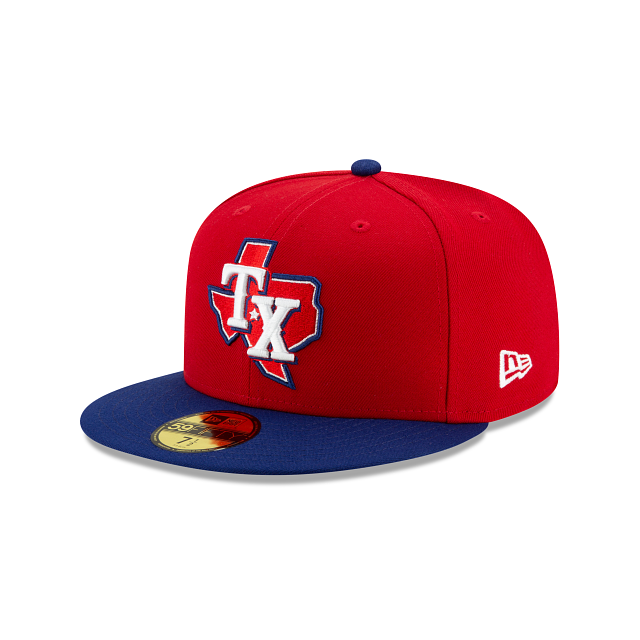 Texas Rangers MLB New Era Men's Red 59Fifty Authentic Collection Alternate 3 Fitted Hat