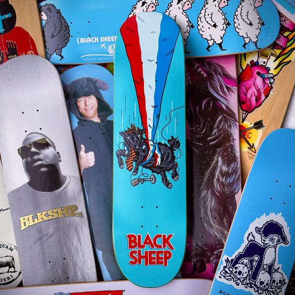 Todd Bratrud x Black Sheep "Farley" Skate Deck