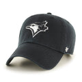 Toronto Blue Jays MLB 47 Brand Men's Black White Clean Up Adjustable Hat