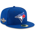 Toronto Blue Jays MLB New Era Men's Royal Blue 59Fifty 2025 World Series Side Patch Fitted Hat
