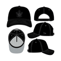 Toronto Maple Leafs NHL New Era Men's Black On Black 9Forty A-Frame Snapback Hat