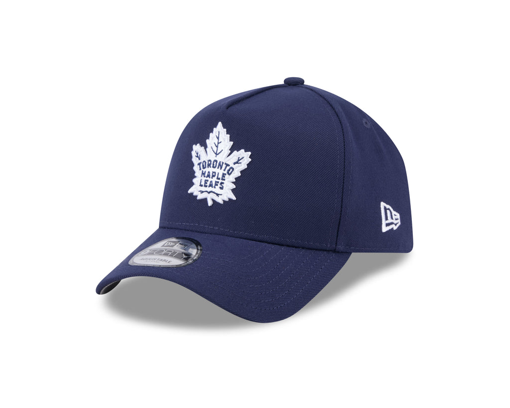 Toronto Maple Leafs NHL New Era Men's Navy 9Forty A-Frame Adjustable Hat