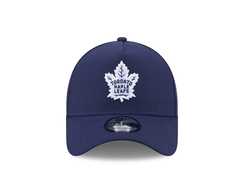 Toronto Maple Leafs NHL New Era Men's Navy 9Forty A-Frame Adjustable Hat