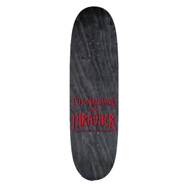 Toy Machine Skateboards x Thrasher Magazine Bury The Hatchet Deck 8.88"